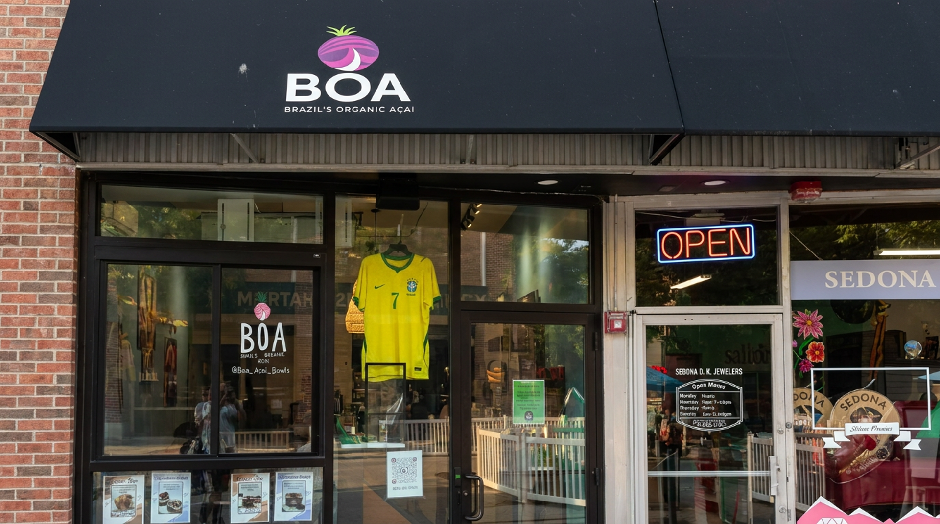 The storefront on Campbell Street